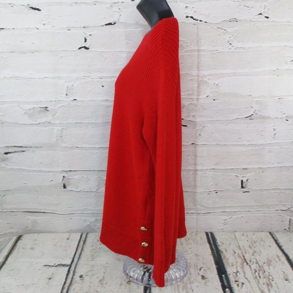 Charter Club Waffle Knit Pullover Sweater - Picture 4 of 7